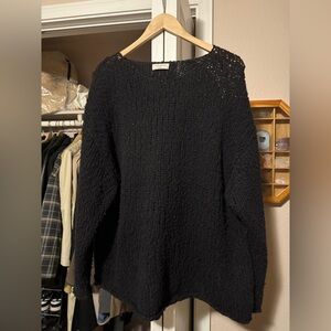 Aritzia Cozy Black wool sweater